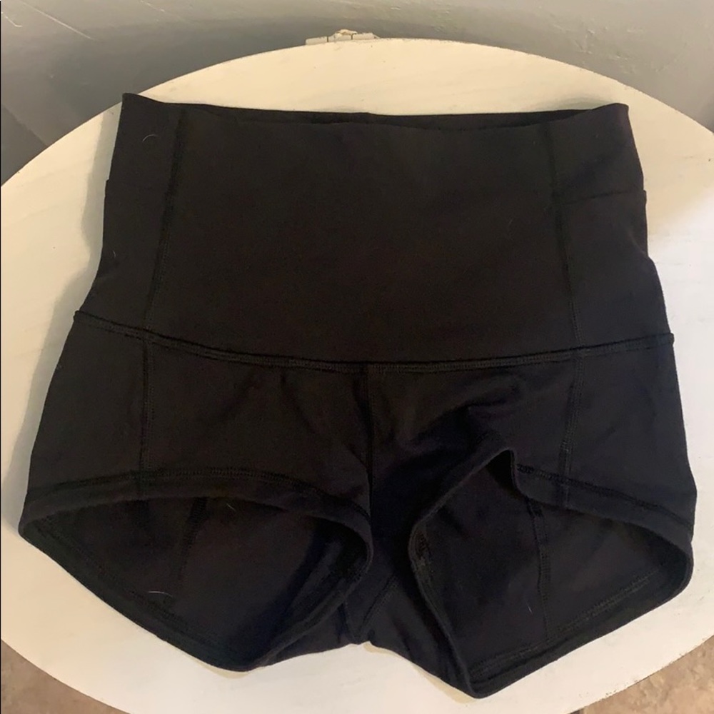 Lululemon high waisted athletic shorts